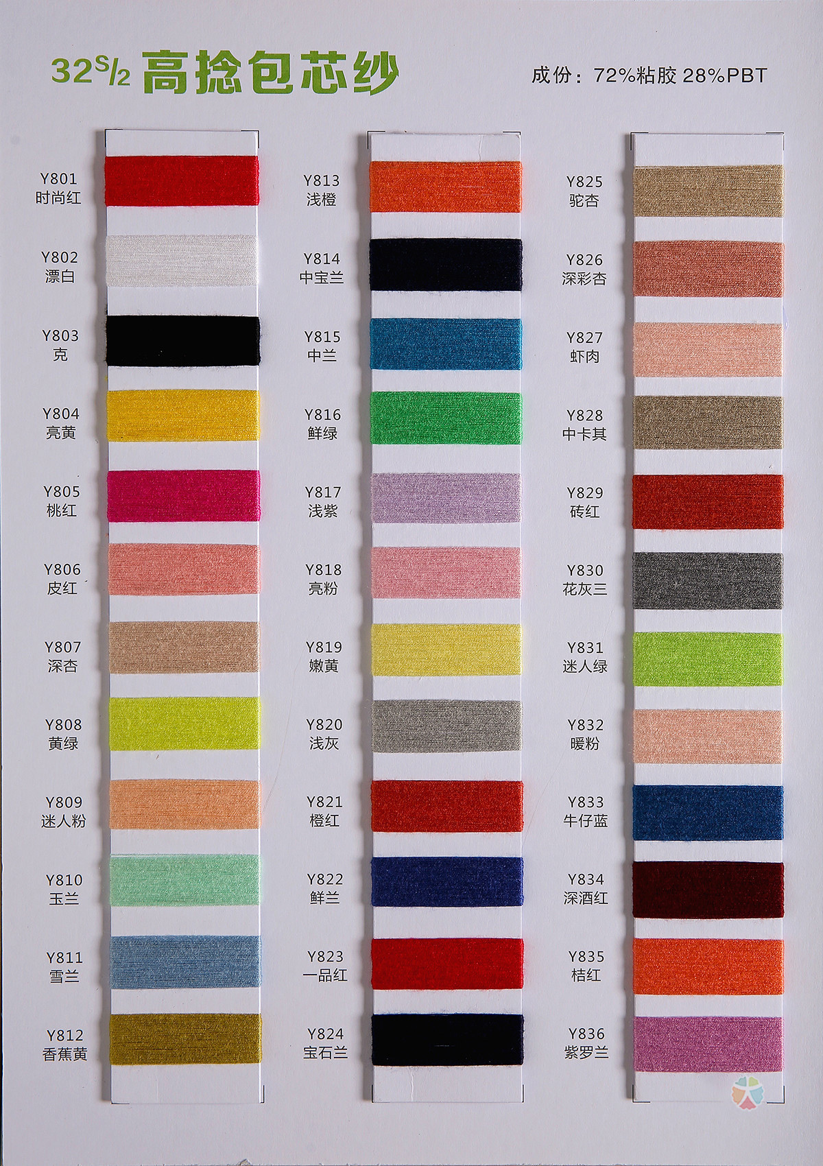 32S/2 50NM/2高捻包芯纱