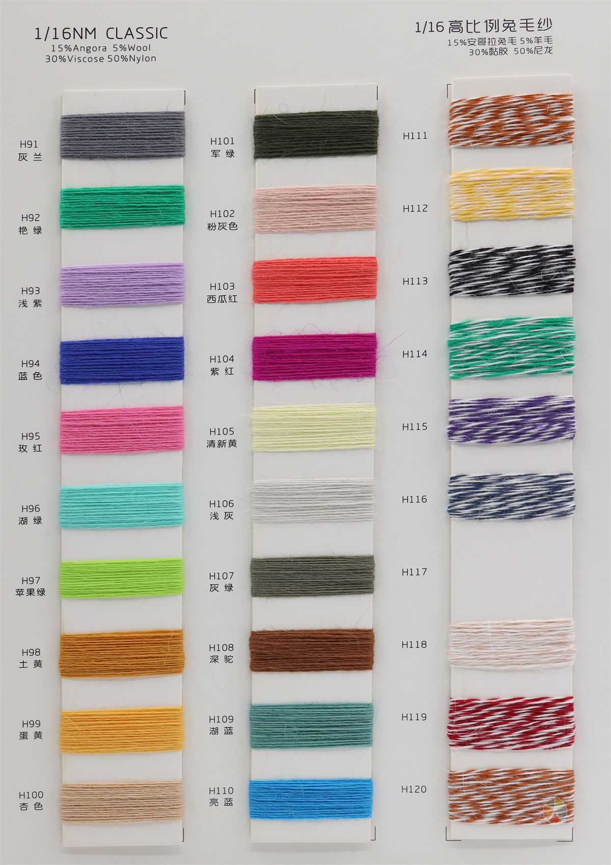 1/16 高比例免毛纱