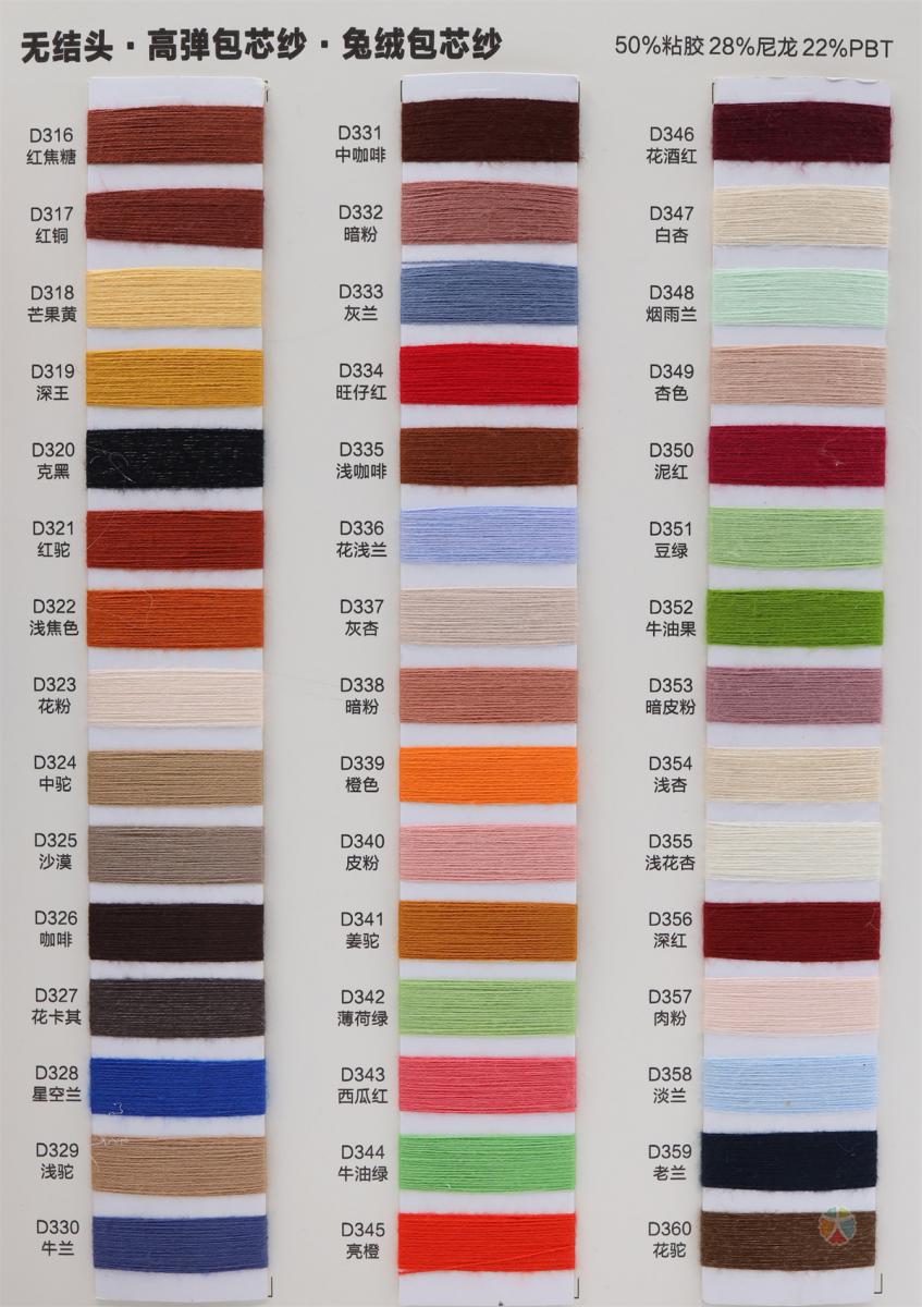 无结头·高弹包芯纱·免绒包芯纱