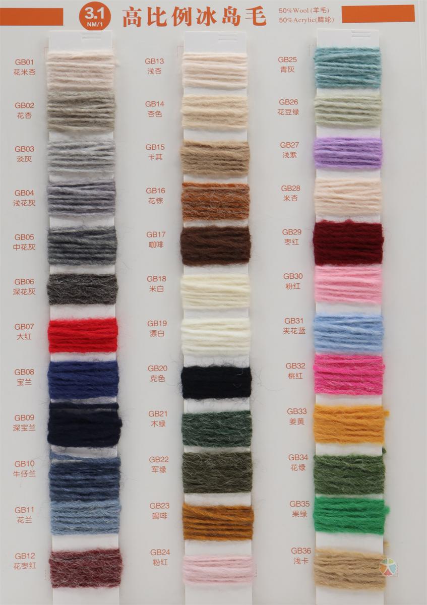 3.1支高比例冰岛毛