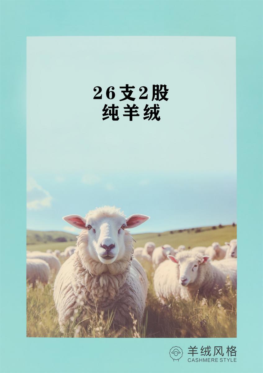26支2股 纯羊绒
