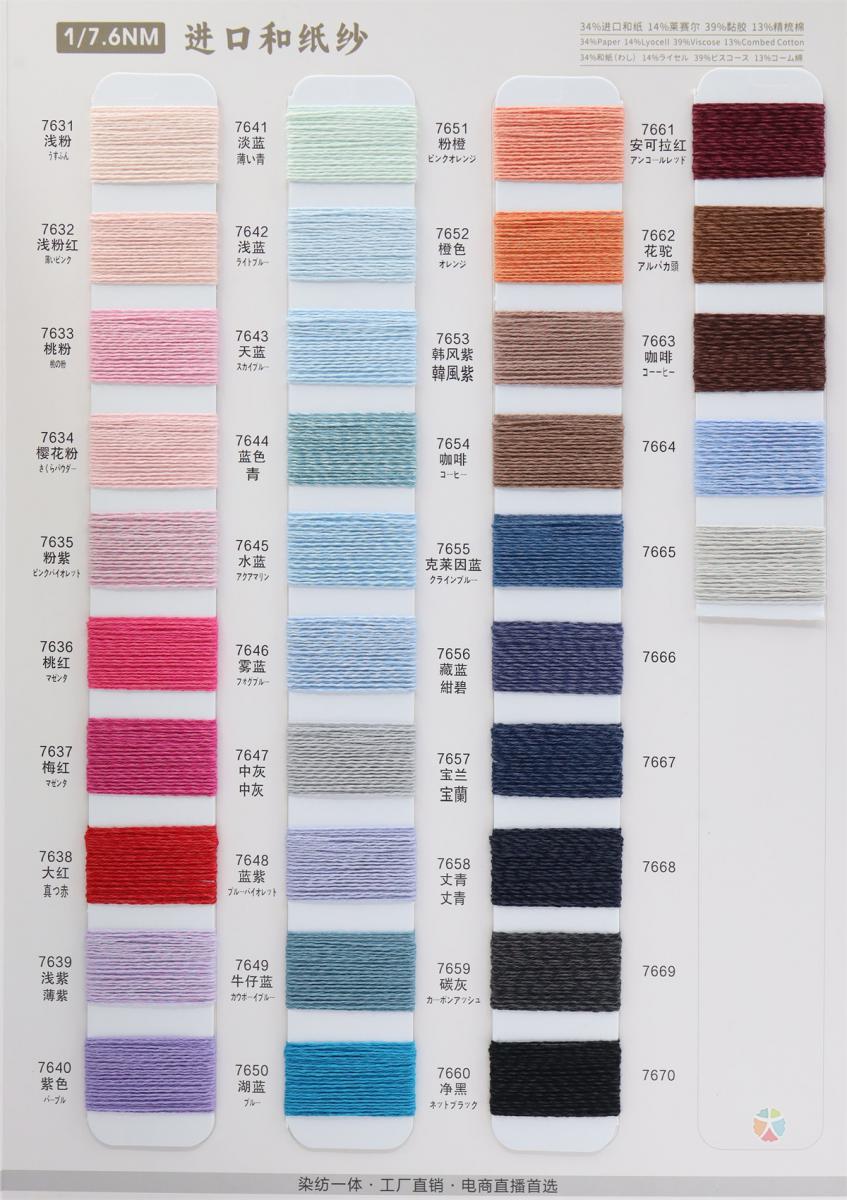 1/7.6NM 进口和纸纱