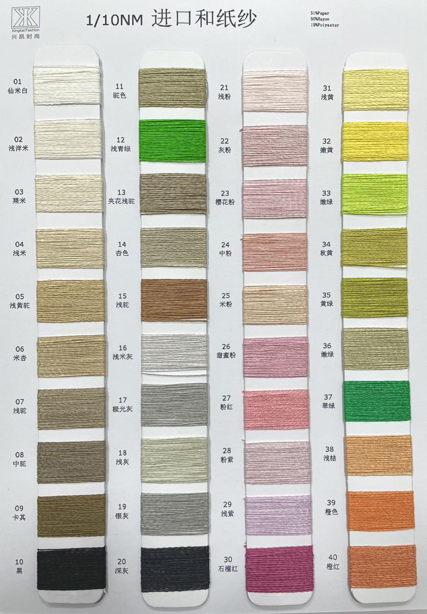 1/10nm进口和纸纱
