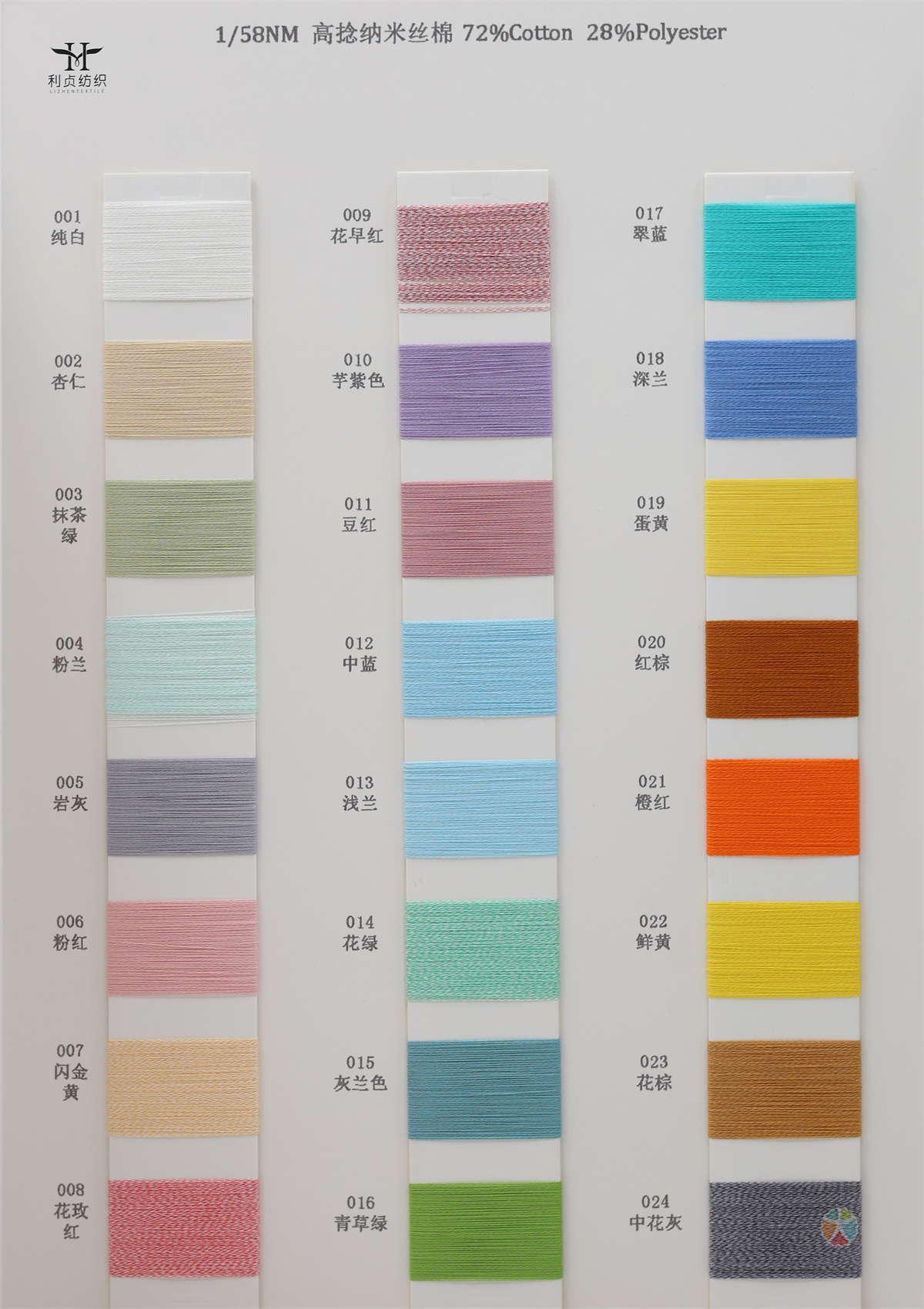 1/58NM 高捻纳米丝棉