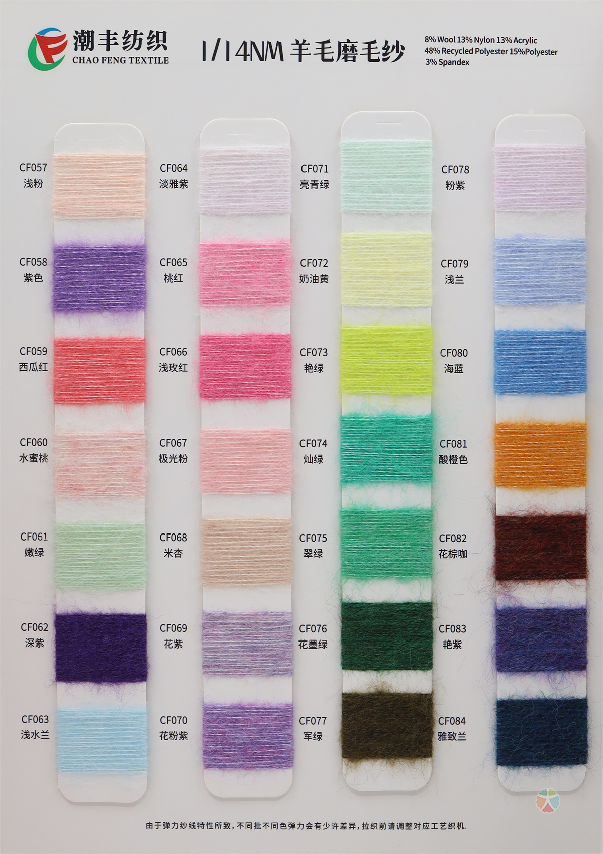 1/14NM 羊毛磨毛纱