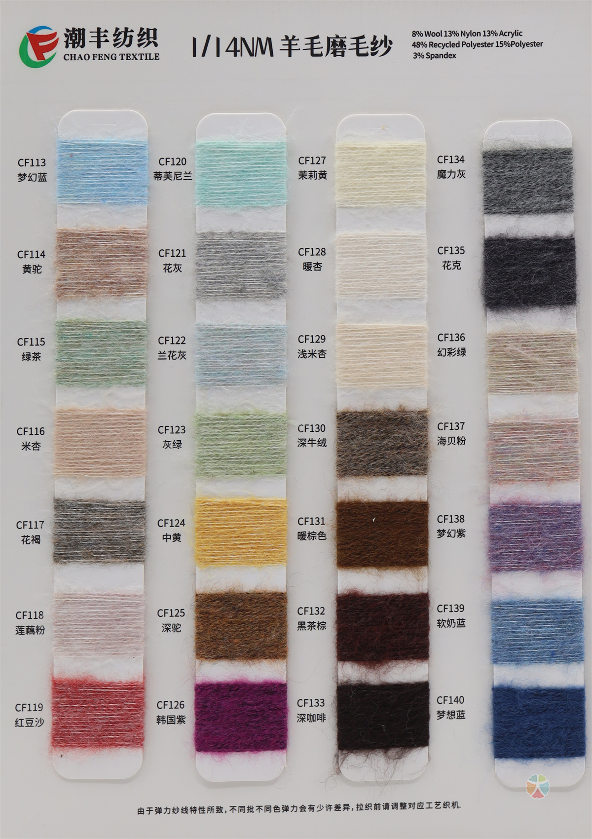 1/14NM 羊毛磨毛纱