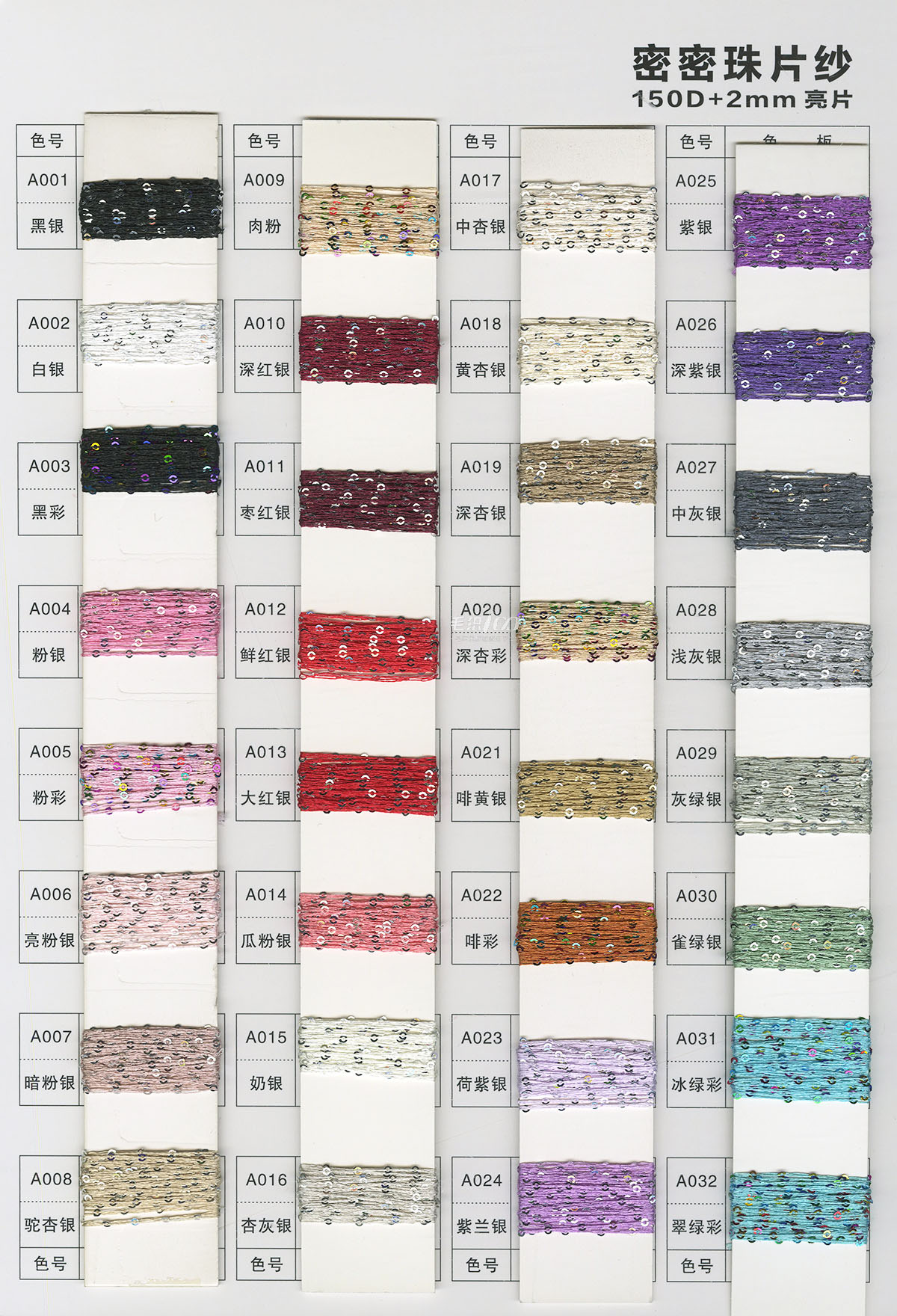 密密珠片纱（2mm）