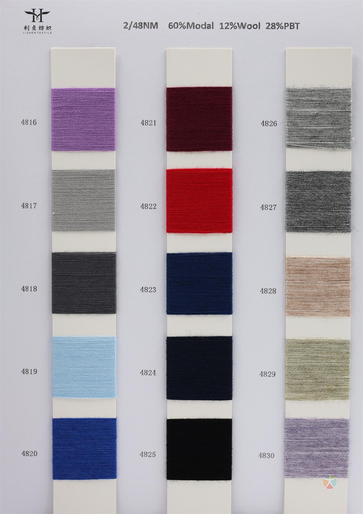 2/48NM 60%Modal 12%Wool 28%PBT