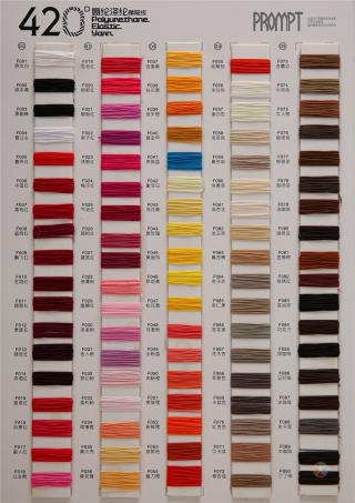 420D氨纶涤纶橡筋线