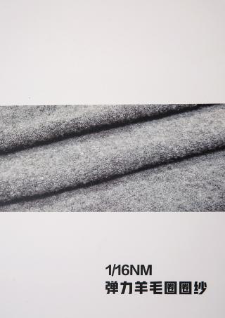 16NM/1弹力羊毛圈圈纱