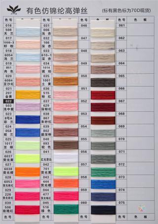 有色仿锦纶高弹丝