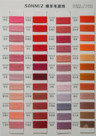 50NM/2绵羊毛混纺