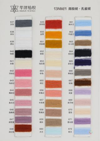 13NM/1 南极绒（孔雀绒）