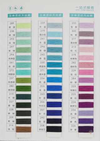 24支亚麻混纺天丝棉