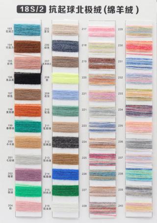 18S/2 抗起球北极绒/段染北极绒