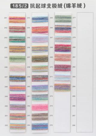18S/2 抗起球北极绒/段染北极绒