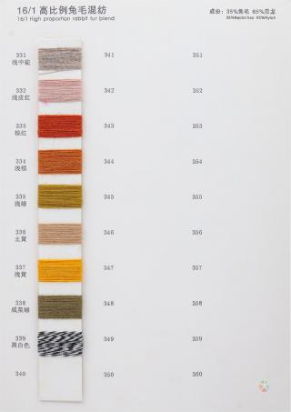 16/1 长兔毛混纺
