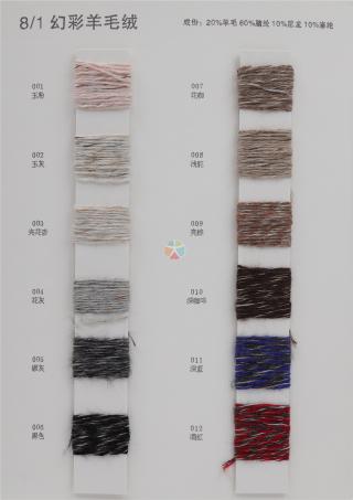 8/1幻彩羊毛绒
