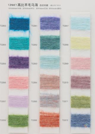 13NM/1 高比例羊毛马海毛