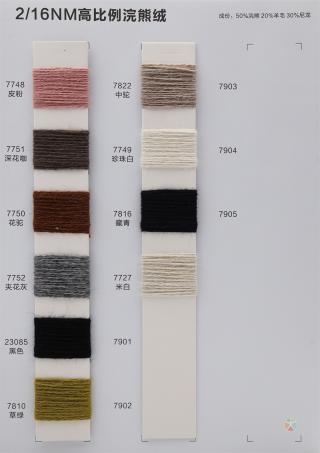2/16NM 高比例浣熊绒