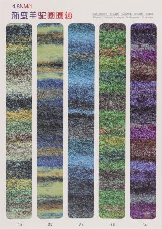 1/4.8NM 渐变羊驼圈圈纱