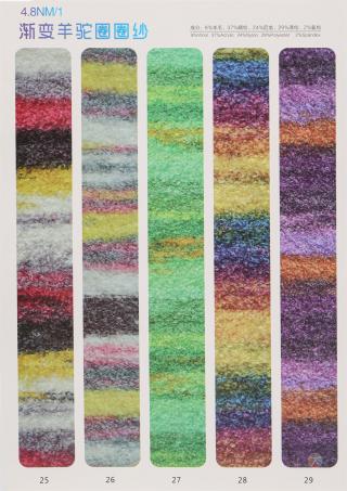 1/4.8NM 渐变羊驼圈圈纱