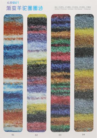 1/4.8NM 渐变羊驼圈圈纱
