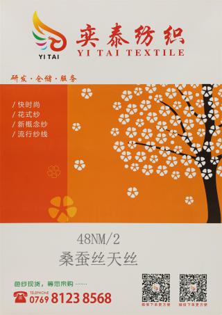 48NM/2 桑蚕丝天丝