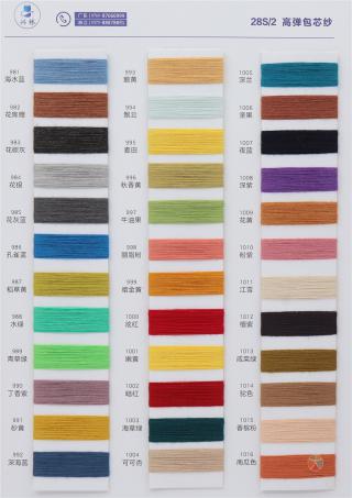 28S/2 高弹包芯纱