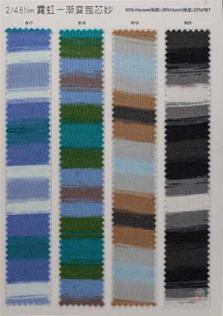 2/48Nm 霓虹-渐变包芯纱