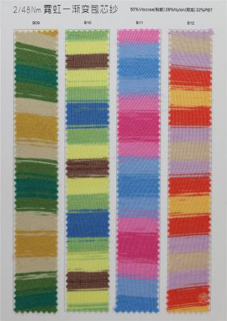2/48Nm 霓虹-渐变包芯纱