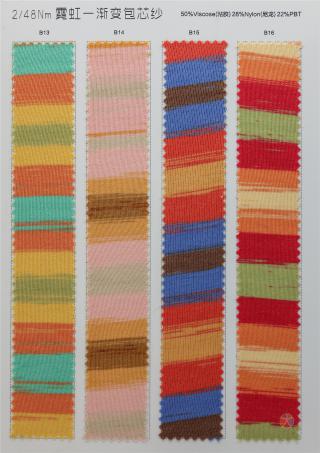 2/48Nm 霓虹-渐变包芯纱