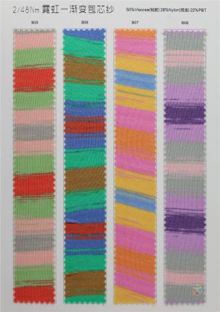 2/48Nm 霓虹-渐变包芯纱