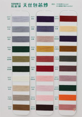 50NM/2 抗起球天丝包芯纱