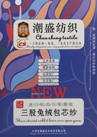 28S/3 超软抗起球3股包芯纱