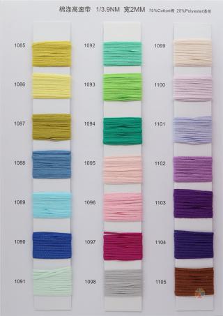 1/3.9NM 棉涤高速带 宽2MM