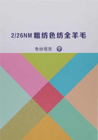 2/26NM 粗纺色纺全羊毛