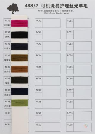 48S/2 可机洗易护理丝光羊毛
