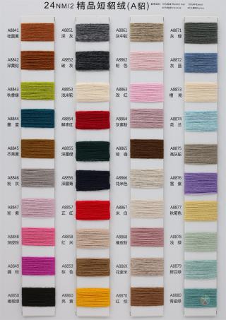 24NM/2 精品短貂绒（A貂）