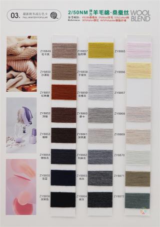 2/50NM 弹力羊毛棉·桑蚕丝