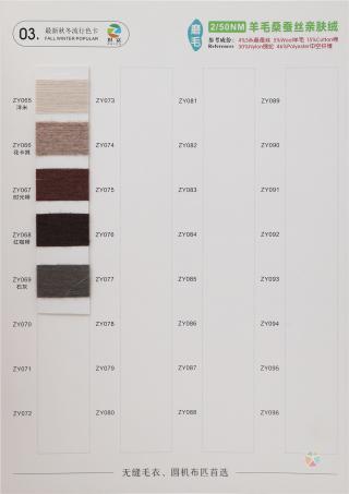 2/50NM 磨毛 羊毛桑蚕丝亲肤绒