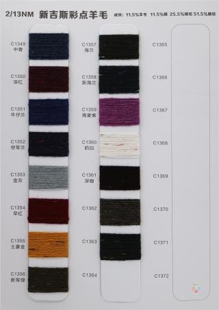 2/13NM 新吉斯彩点羊毛