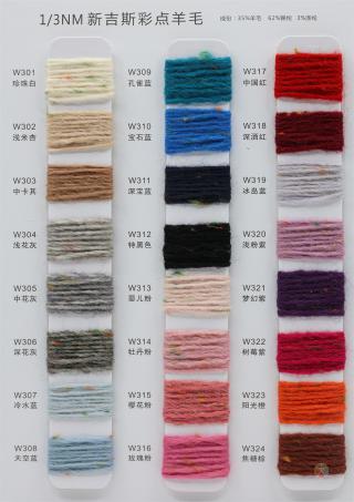 1/3NM 新吉斯彩点羊毛