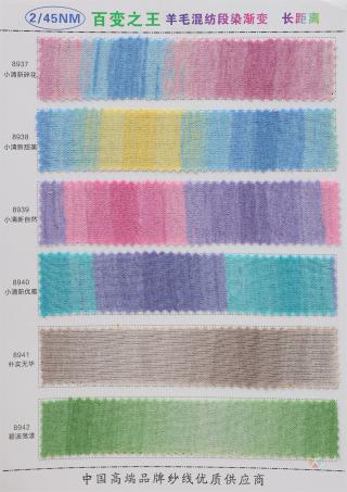 2/45NM 渐变段染长距离