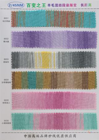 2/45NM 渐变段染长距离