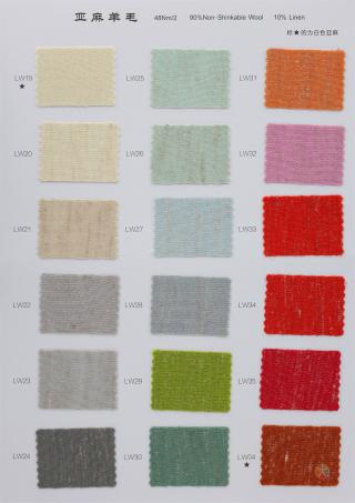 48NM/2 亚麻羊毛