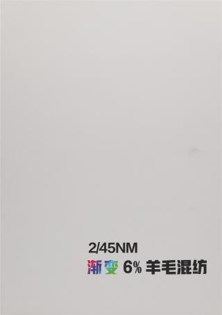 45NM/2 渐变6%羊毛混纺