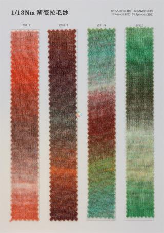 1/13Nm 渐变拉毛纱