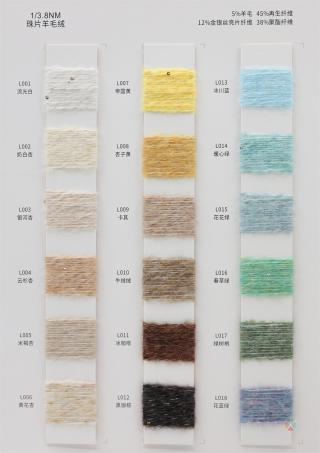 1/3.8NM 珠片羊毛绒