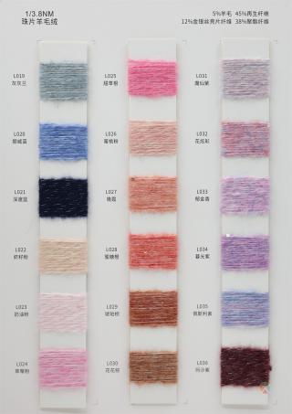 1/3.8NM 珠片羊毛绒